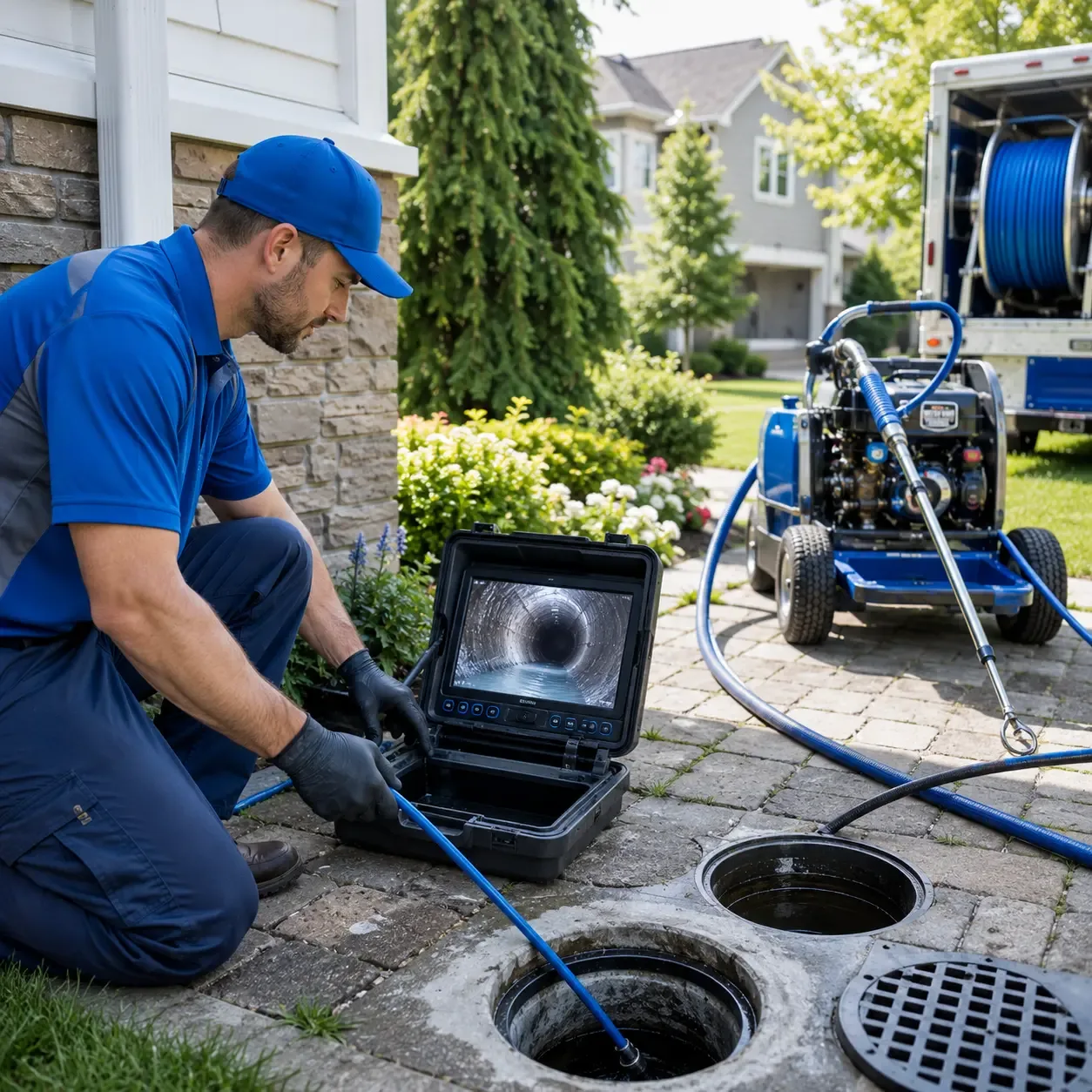 Outdoor drain cleaning professionals serving Quitman, AR